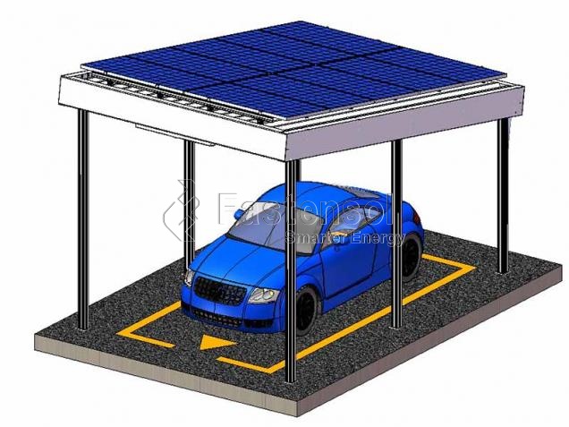L-type Aluminum Solar Waterproof Carport Mounting System