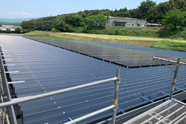 400kW 지붕 클램프 일본 솔루션